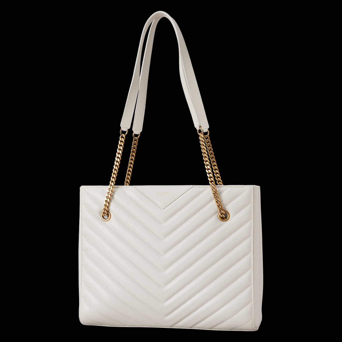 YVES SAINT LAURENT(USED)생로랑 568864 캐비어 트리베카 숄더백